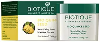 Biotique Bio Quince Seed Nourishing Face Massage Cream For Normal To Dry Skin (50gm)