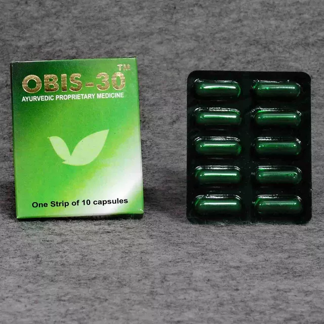 Alopa Herbal Obis-30 Capsules (3 X 10 Capsules)