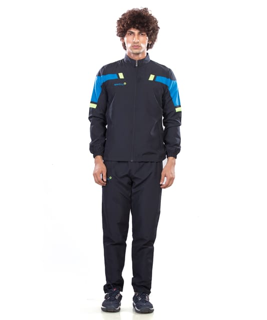 Sport Sun Navy Blue Micro Peach Track Suit for Men 1187