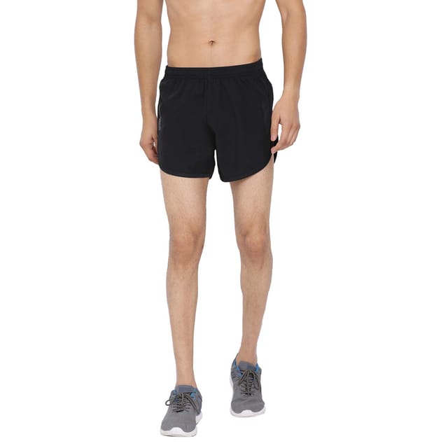 Sport Sun Regular Fit Black Running Shorts for Men's