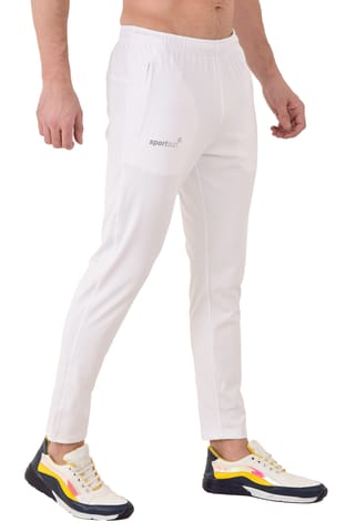 Sport Sun Solid Men Playcool White Track Pant
