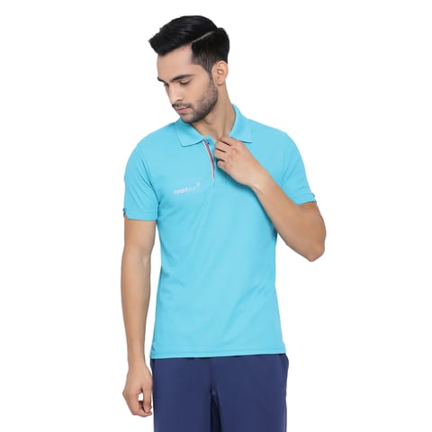 Sport Sun Dry Fit Max Polo T Shirt For Men's Sky Blue MP 01