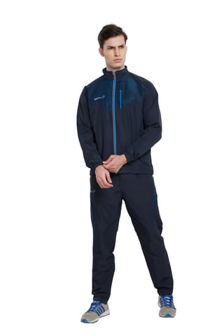 Sport Sun Printed Men Track Suit Navy Blue 1192