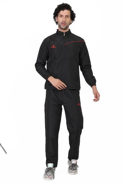Sport Sun Micro Poly Printed Men Black Track Suit 1201