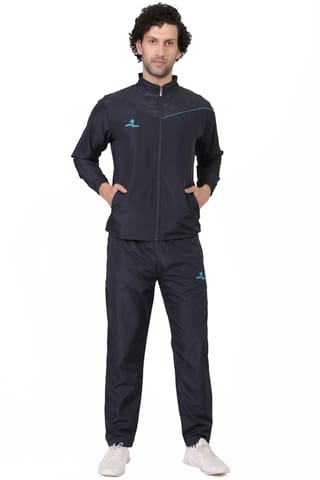 Sport Sun Micro Poly Printed Men Navy Blue Track Suit 1201