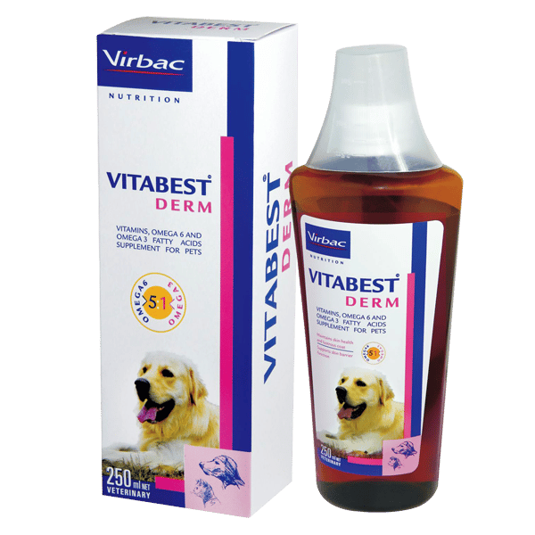 Omega 3 and 6 fatty acids for clearance dogs