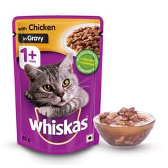 Whiskas Cat Wet Food - Chicken in Gravy Flavor