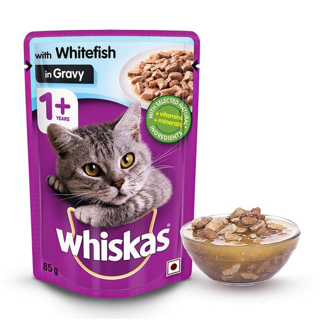Whiskas Cat Wet Food - Whitefish in Gravy Flavor