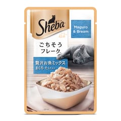 Sheba Premium Wet Cat Food - Fish Mix (Maguro & Bream) Flavor - 35 g