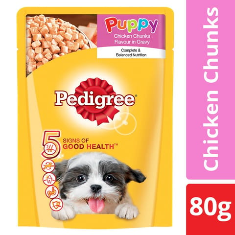 Dog food with clearance chunks of chicken