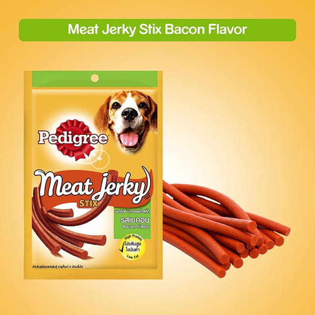 Pedigree Adult Meat Jerky Stix Bacon Dog Treats - 60 g