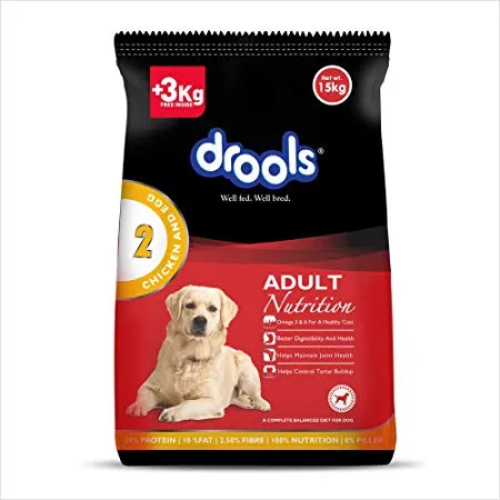 Drools - Chicken and Egg Adult dog food (15 Kg)