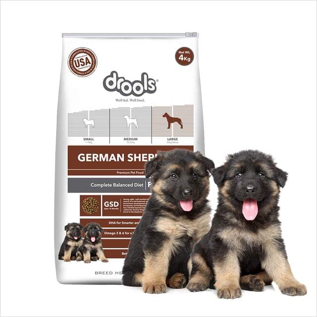 Drools - German Shepherd Puppy Dog food (4 Kg)