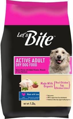 Drools - Lets Bite Active Adult Dog food (1.2 Kg)