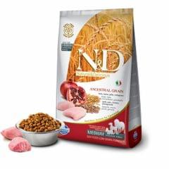 Farmina N&D Adult Medium Breed Low Grain Chicken & Pomegranate Adult Medium Breed Dog Food (2.5 kg)