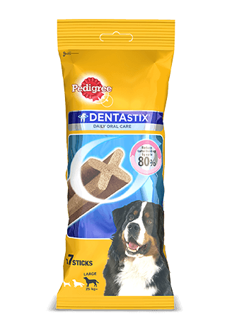 Pedigree Dentastix Large Breed (25 kg+) Oral Care For Adult Dogs (7 Sticks)