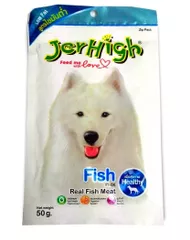 Jer High Fish with Real Chicken Dog Treat