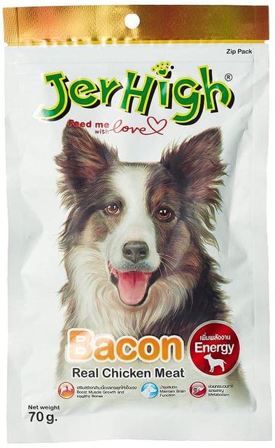 Jer High Bacon with Real Chicken Dog Treat