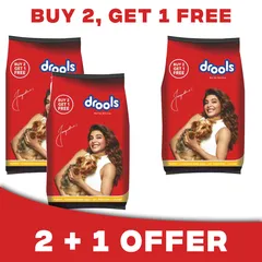 Drools Puppy Dog Food Chicken And Egg ( 2 + 1 Offer) (400gm each)