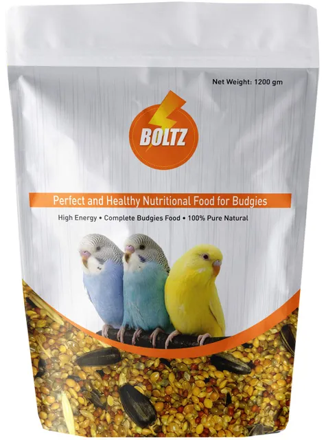 Boltz Bird Food for Budgies - Mix Seeds 1200 Gm
