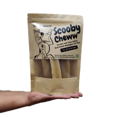 Scooby Cheww - The Himalayan Yak Chews for dogs - 4 Long Lasting Bars 300 gms