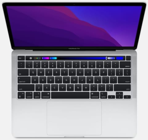 Apple MacBook Pro 2020 | MYDA2  | 13-inch | Apple M1 chip with 8?core CPU and 8?core GPU | 8GB RAM And 256GB SSD - Silver