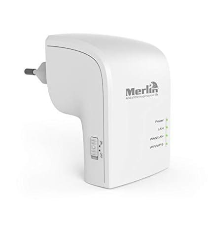 Merlin X-Tend Wifi Range Extender Wi-Fi Booster Hotspot With Ethernet Port