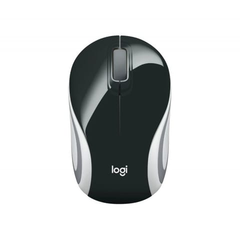 Logitech Mouse Wireless M187 Mini - Black