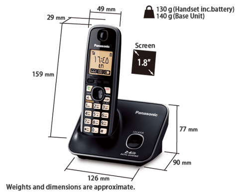 Panasonic KX-TG3711 Advanced Cordless Phone