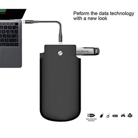HYPER Zikko PowerBag Pro 10000mAh USB-C Battery Black HYPER-PB10000-BLK