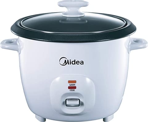 Midea Electric Rice Cooker,4L Pot Capacity & 1.8 Liters Rice Capacity, White Color, MG-GP45B