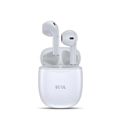 Soul 9 TWS Bluetooth In-Ear Earbuds With Charging Case White