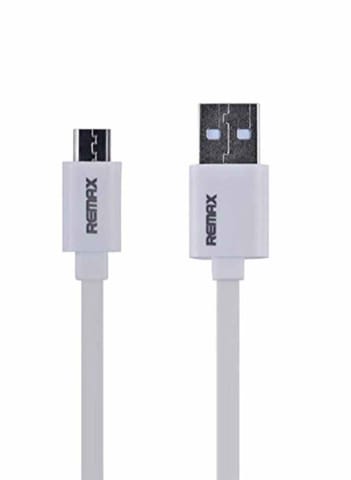 REMAX Micro Usb Data Sync Charging Cable أبيض