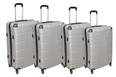 طقم حقائب سفر صلبة من نيو ترافيل 4 قطع 4 وات RP389-4P-Grey