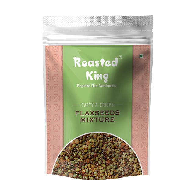 Roasted King 100% Roasted Flax Seeds Mixture