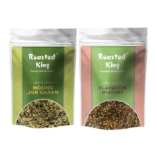 Roasted King Moong Jor and Flaxseed Mix Combo Pack