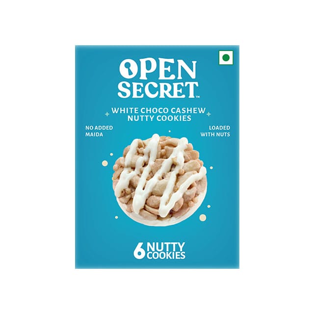 Open Secret White Choco Cashew Nutty Cookies
