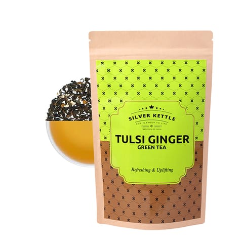 Silver Kettle Tulsi Ginger Green Tea