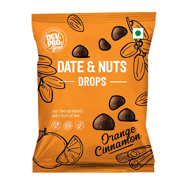 Dev. Pro. Date & Nuts Orange Cinnamon with Fibre Coating Drops