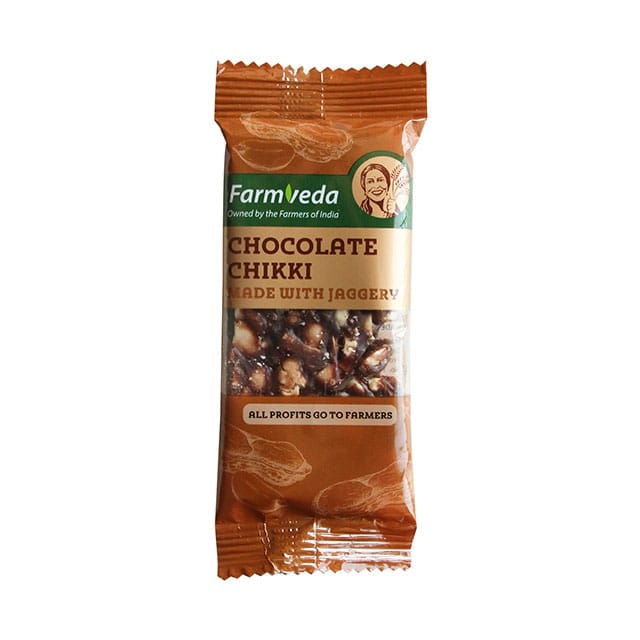 FarmVeda Chocolate Peanut Chikki