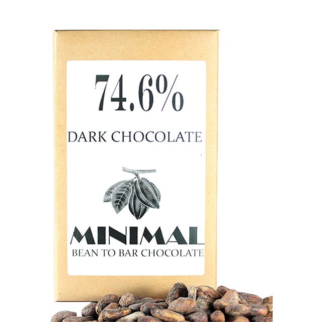 Minimal 74.6% Pure Dark Chocolate Bar