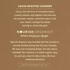 Nourish Organics Cacao Roasted Cashews