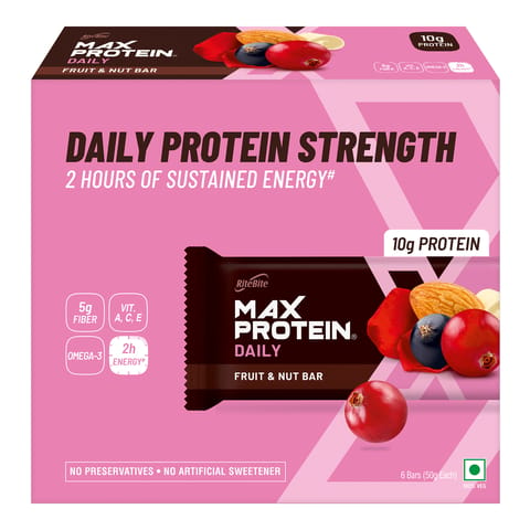 Ritebite Max Protein Daily Fruit & Nut Bar