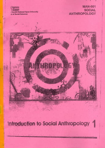 (Set of 4 Booklets) IGNOU Printed Notes - MA Anthropology 1st Year