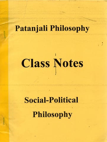 (Hindi) (Set of 4 Booklets) Philosophy Optional Handwritten/Class Notes - Dharmendra Sir (Patanjali IAS) - [PRINTED]