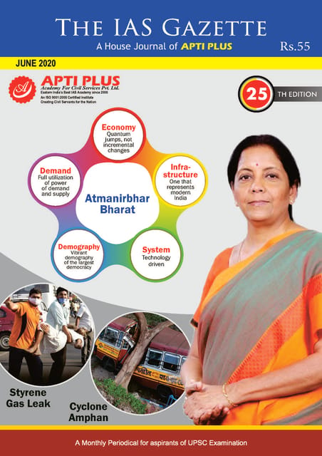 Apti Plus IAS Gazette - June 2020 - [PRINTED]