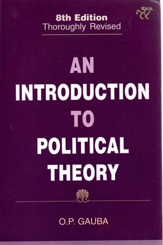 An Introduction To Political Theory (8th Edition) - O.P. Gauba - National Paperbacks