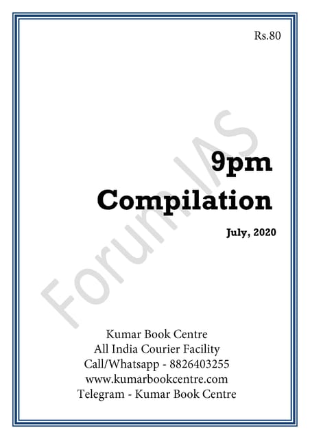 Forum IAS 9pm Compilation - July 2020 - [PRINTED]