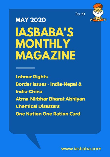 IAS Baba Monthly Current Affairs - May 2020 - [PRINTED]