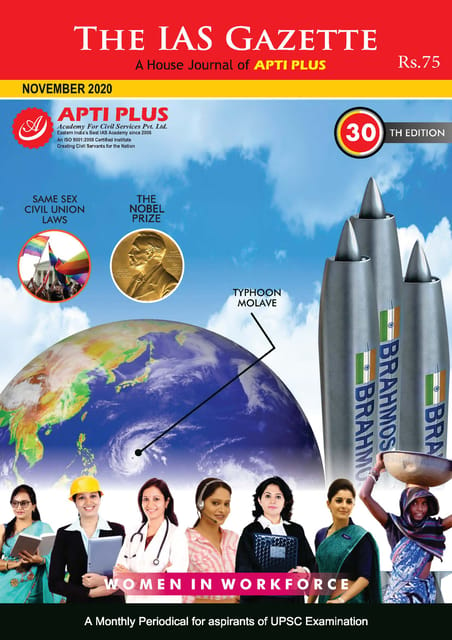 Apti Plus IAS Gazette - November 2020 - [PRINTED]